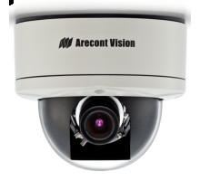 Arecont Vision AV5255AM 5 Megapixel, H.264/MJPEG, Dome IP Camera, 3-9mm Lens