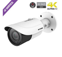 Avycon AVC-BHN81AVT-V2 8.4 Megapixel 4K Outdoor IR Network Bullet Camera, 3.3-12mm Lens