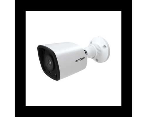 Avycon AVC-BTL91FT-2-8-W 1080p 4-in-1 HD-TVI / CVI / AHD / Analog Outdoor IR Bullet Camera, 2.8mm Lens, White