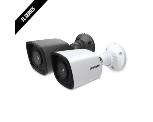 Avycon AVC-BTL91FT 1080p 4-in-1 HD-TVI / CVI / AHD / Analog Outdoor IR Bullet Camera, 3.6mm Lens, Gray