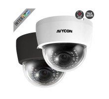 Avycon AVC-DA92AVLT 1080p HD-TVI, EX-SDI/HD-SDI, CVI, 960H Indoor Dome Camera, 2.8-12mm Lens, White