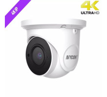 Avycon AVC-EHN81FT 8 Megapixel 4K Outdoor H.265 Eyeball IP Dome Camera, 2.8mm Lens