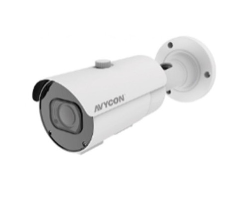 Avycon AVC-NB21M 2 Megapixel Outdoor IR Bullet IP Camera, 2.7-13.5mm Lens, White