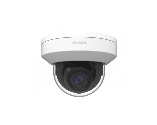 Avycon AVC-ND21M 2 Megapixel Indoor IR Dome IP Camera, 2.7-13.5mm Lens, White