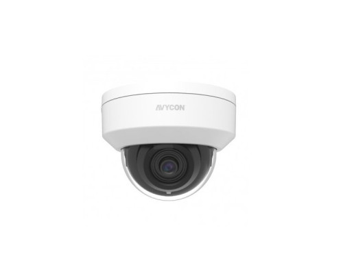 Avycon AVC-ND51F28 5 Megapixel Indoor IR Dome IP Camera, 2.8mm Lens, White