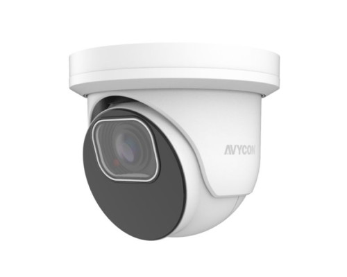 Avycon AVC-NE51M 5 Megapixel Outdoor IR Dome IP Camera, 2.7-13.5mm Lens, White