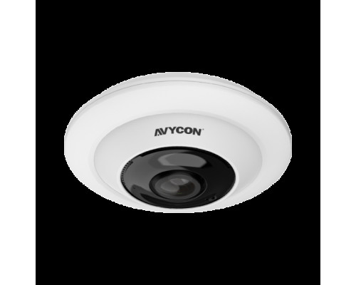 Avycon AVC-NF121F 12 Megapixel H.265 Fisheye IP Camera with 2mm Lens