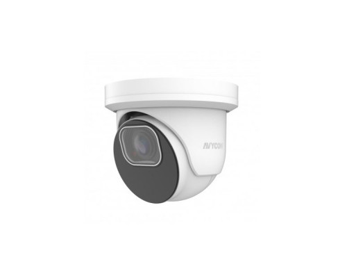 Avycon AVC-NKE81M 8 Megapixel Outdoor IR Dome IP Camera, 2.7-13.5mm Lens, White