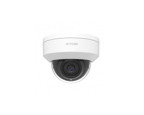 Avycon AVC-NLD51F28 5 Megapixel Indoor IR Dome IP Camera, 2.8mm Lens, White