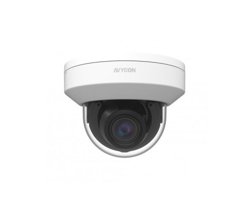 Avycon AVC-NLD81M 8 Megapixel Indoor IR Dome IP Camera, 2.7-13.5mm Lens, White