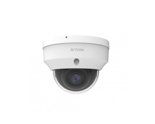 Avycon AVC-NLV51F28 5 Megapixel Outdoor IR Vandal Dome IP Camera, 2.8mm Lens, White