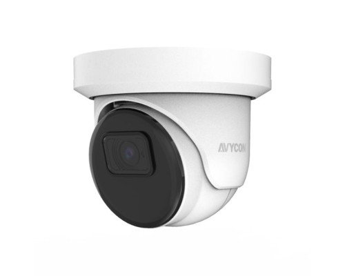 Avycon AVC-NPE81F28-B 8 Megapixel Network Outdoor IR Dome Camera with 2.8mm Lens