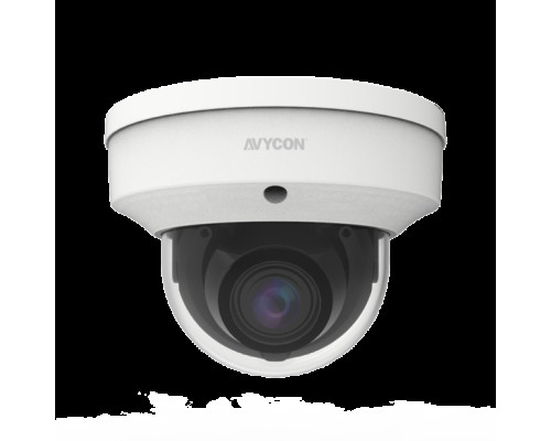 Avycon AVC-NPV81M 8 Megapixel Vandal IR Dome Network Camera with 2.7-13.5mm Lens