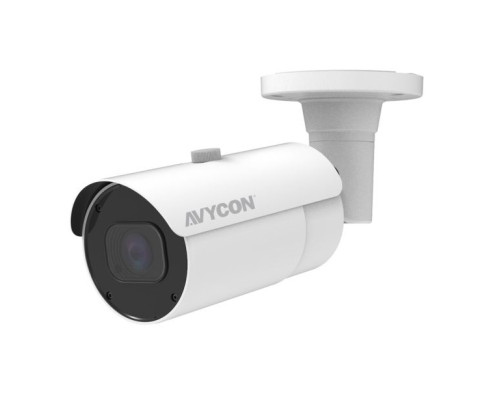 Avycon AVC-TB81M-G 8 Megapixel 4-in-1 HD-TVI/CVI/AHD/Analog Outdoor IR Bullet Camera, 2.7-13.5mm Lens, Gray