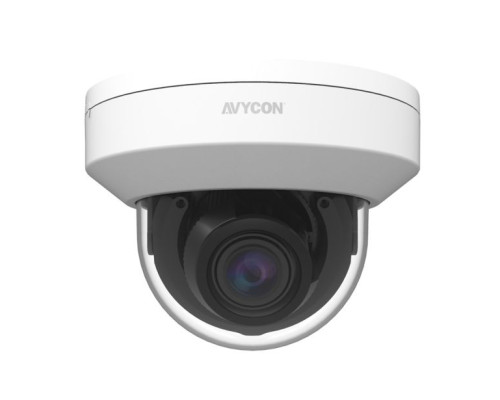 Avycon AVC-TD52M 5 Megapixel 4-in-1 HD-TVI/CVI/AHD/Analog Indoor IR Dome Camera, 2.7-13.5mm Lens, White