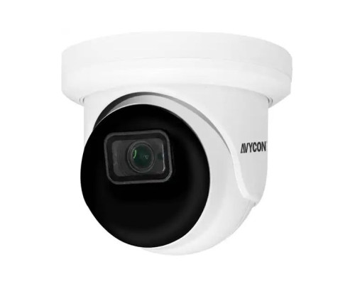 Avycon AVC-TE21F28-G 2 Megapixel HD-TVI Outdoor IR Dome IP Camera, 2.8mm Lens, Gray