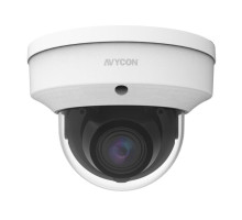 Avycon AVC-TV51M 5 Megapixel 4-in-1 HD-TVI/CVI/AHD/Analog Outdoor IR Vandal Dome Camera, 2.7-13.5mm Lens, White