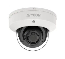 Avycon AVC-TV52M 5 Megapixel 4-in-1 HD-TVI/CVI/AHD/Analog Outdoor IR Vandal Dome Camera, 2.7-13.5mm Lens, White