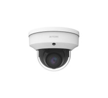 Avycon AVC-TV82M 8 Megapixel 4-in-1 HD-TVI/CVI/AHD/Analog Outdoor IR Vandal Dome Camera, 2.7-13.5mm Lens, White