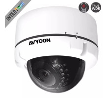 Avycon AVC-VA92AVLT 1080p HD-TVI, EX-SDI/HD-SDI, CVI, 960H Vandal Dome Camera, 2.8-12mm Lens