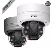 Avycon AVC-VA92SVLT 1080p HD-TVI, EX-SDI/HD-SDI, CVI, 960H Vandal Dome Camera, 2.8-12mm Lens, White