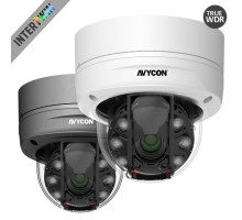 Avycon AVC-VA92SVLT50 1080p HD-TVI, EX-SDI/HD-SDI, CVI, 960H Vandal Dome Camera, 2.8-12mm Lens, White