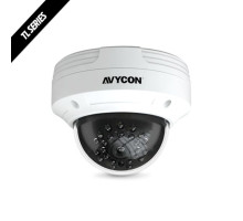 Avycon AVC-VTL91FT 1080p HD-TVI / HD-CVI / HD-AHD / Analog IR Weatherproof Vandal Dome Camera, 3.6mm Lens, White