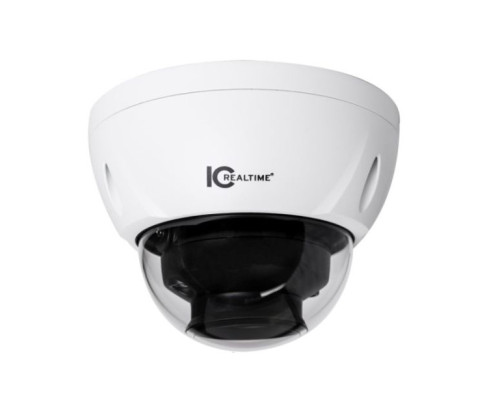 ICRealtime AVS-D8712SL-DP 8 Megapixel HD-AVS Indoor/Outdoor Mid Size Vandal Dome Camera, 3.7-11mm Lens