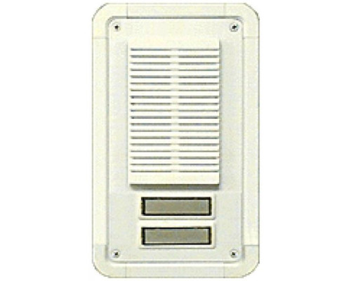 Alpha TT2W 2 Button Entry Panel-White-Flush