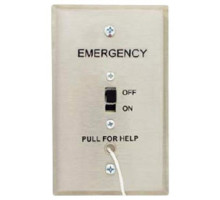 Alpha E-114 Emergency Station-2 Pole-No Lite