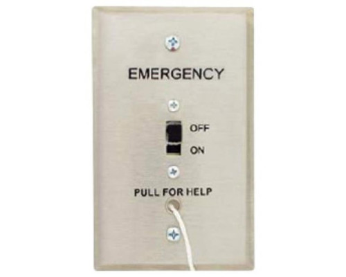 Alpha E-114 Emergency Station-2 Pole-No Lite