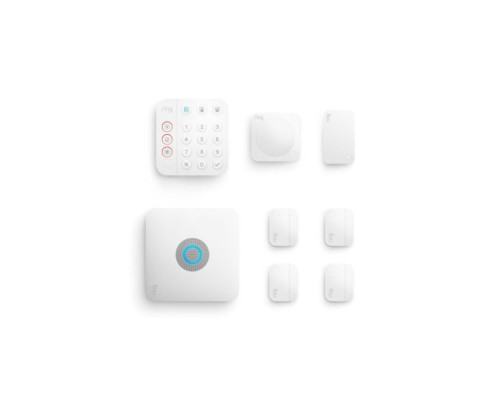 Ring B08HSTJPM5 Alarm Pro Home Security Kit 8 Pieces, White