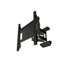 Crimson A50HL Hospitality Articulating Wall Mount with Integrated Security, Black