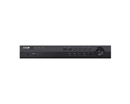 InVid UN1B-16X16-3TB 16 Channel NVR with 16 Plug & Play Ports, 3TB