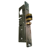 Adams Rite 4512-26-101-313 Standard Deadlatch with Bevel Faceplate and Strike in Dark Bronze Anodized