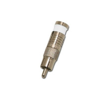 Eclipse Tools 705-004-WH-20 RCA Connector for RG6/U - 20 pk, White