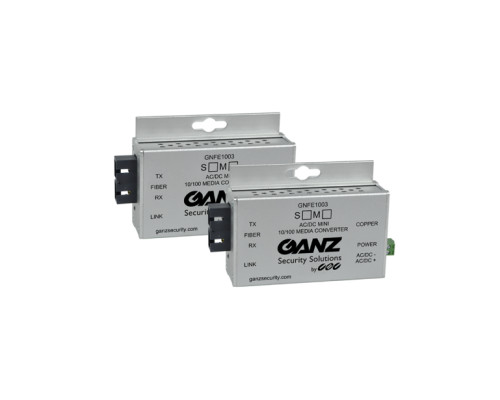 Ganz GKFE1003MAC2-M 2x 100MBPS Mini Media Converter (SC Connector)