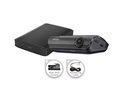 Thinkware TW-Q1000D32CH-EXBH2 Q1000 Front + Rear Dash Camera Bundle (w/ iVolt Xtra Ext. Battery)