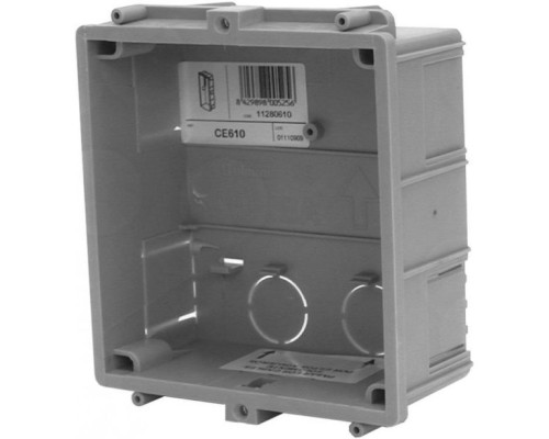 Alpha CE610 1 Module/1 Wide Flush Back Box