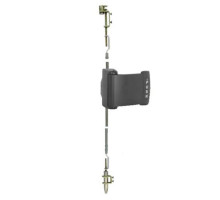 Adams Rite 4781-021-335 Two-Point Deadlatch with Paddle and Standard Rod in Black Anodized