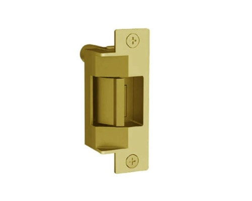 Folger Adam 732-75-24D-606-LBMLCM Fail Secure Fire Rated Electric Strike with Latchbolt & Locking Cam Monitor in Satin Brass