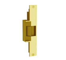 Folger Adam 310-2-F-24D-605-LCBMA Fail Safe Electric Strike with Latchbolt and Locking Cam Monitor in Bright Brass