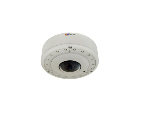 ACTi B76A 12 Megapixel Outdoor Network IR 180°-360° Panorama View Camera, 1.65mm Lens