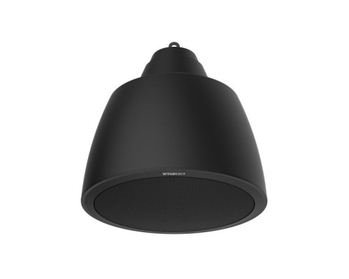 Hanwha Vision SPA-P100B IP Pendant Speaker (Black)