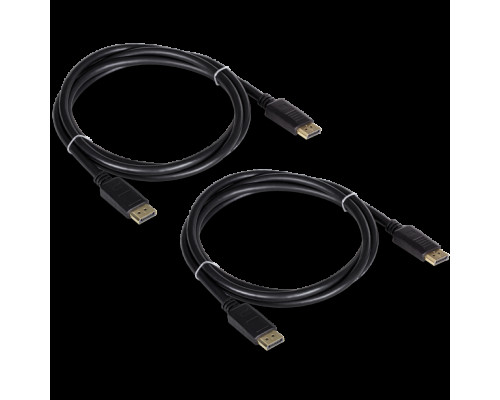 TRENDnet TK-DP06-2 Display Port 1.2 Cable, 6 Feet, 2 Pack