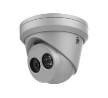 Interlogix TVT-5607 TruVision 4K 8 Megapixel True Day/Night IP Outdoor IR Dome Camera, 2.8mm Lens, Gray