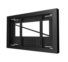 Peerless-AV KIL649-35D-RAL9007-DIV 49' On-Wall Landscape Kiosk for Displays up to 3.5' Deep with Hex Pin Screws