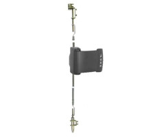 Adams Rite 4781-041-335 Two-Point Deadlatch with Paddle and Standard Rod in Black Anodized