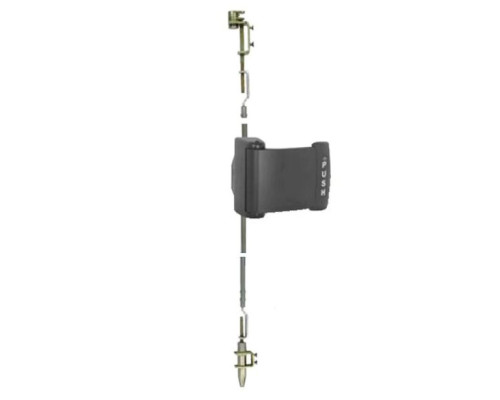 Adams Rite 4781-041-335 Two-Point Deadlatch with Paddle and Standard Rod in Black Anodized