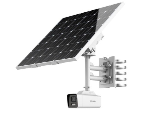 Hikvision DS-2XS6A47G1-IZS-C36S80 2-8-12mm 4 Megapixel Motorized Varifocal Bullet Solar Power 4G Network Camera Kit with 2.8-12mm Lens